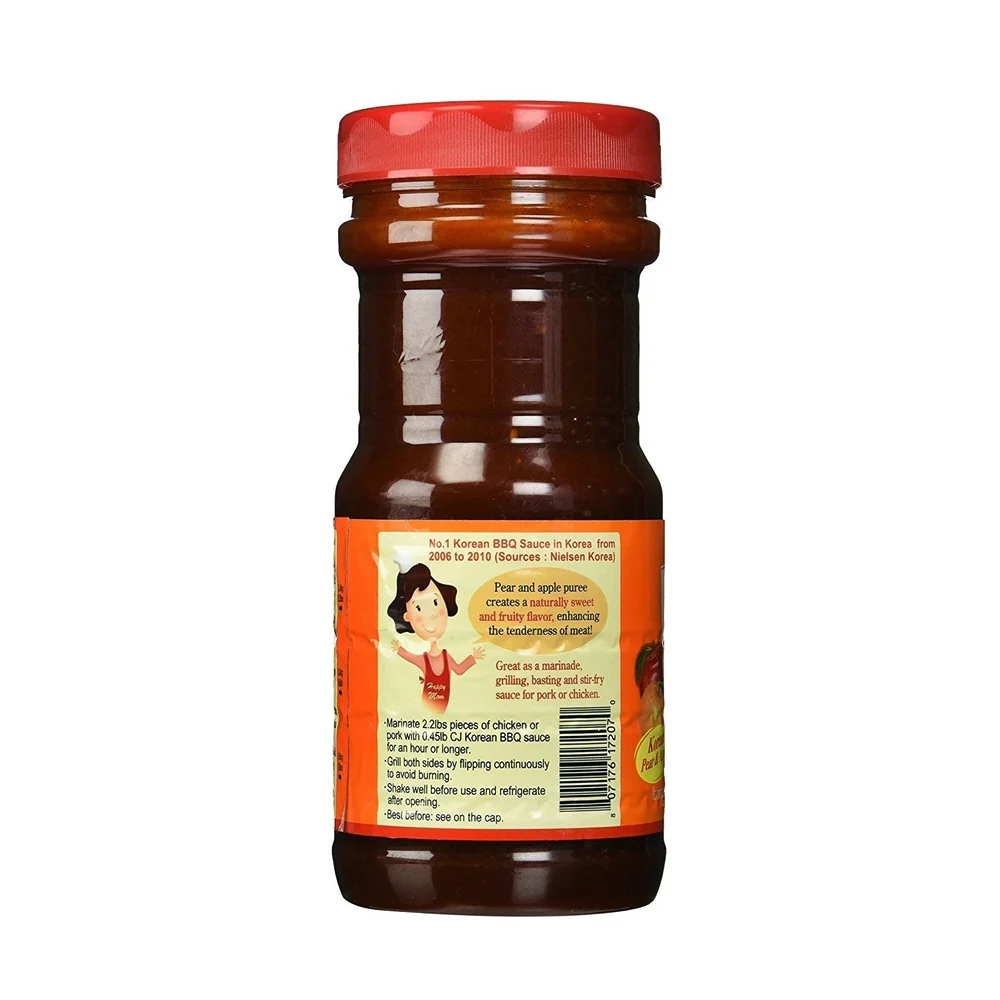 CJ Beksul Korean BBQ Original Sauce Chicken & Pork Marinade SPICY 29.63fl.oz, CJ 백설 닭 돼지 불고기 매콤 양념 840g - Image 2