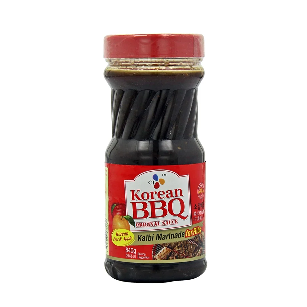 CJ Beksul Korean BBQ Original Sauce Kalbi Marinade for Ribs 29.63fl.oz, CJ 백설 소 갈비 양념 840g
