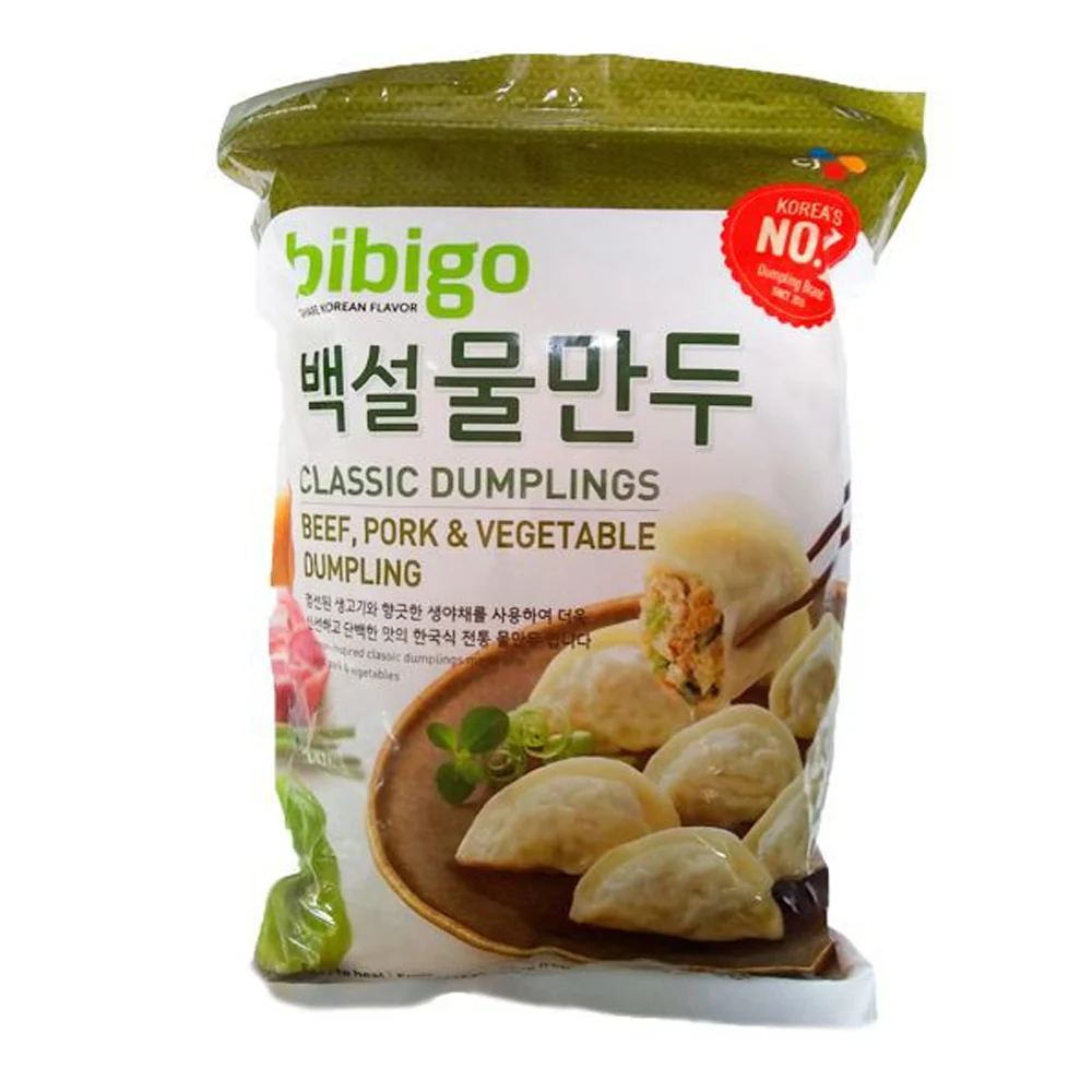 [Local Only] CJ Bibigo Classic Dumplings Beef, Pork & Vegetable Dumpling 4Lb 비비고 백설물만두 1.8kg