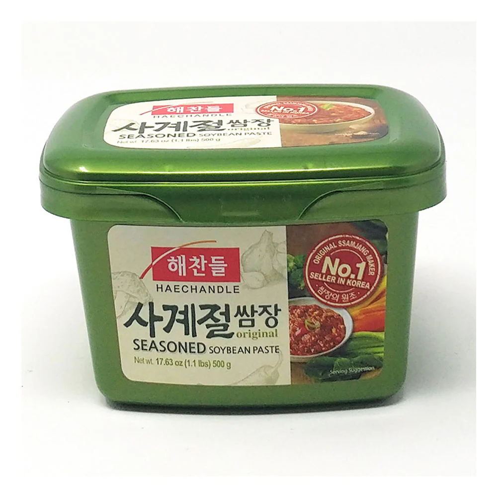 CJ Ssamjang Seasoned Soybean Paste 1.1Lb 해찬들 사계절 쌈장 500g
