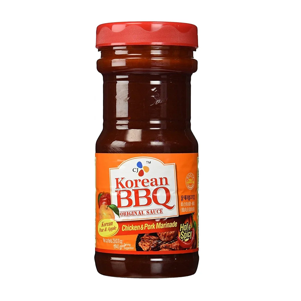 CJ Beksul Korean BBQ Original Sauce Chicken & Pork Marinade 29.63fl.oz, CJ 백설 닭 돼지 불고기 양념 840g