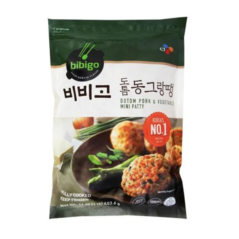 [Local Only] CJ Bibigo Dotom Pork & Vegetable Mini Patty 16oz, CJ 비비고 도톰 동그랑땡 453.6g