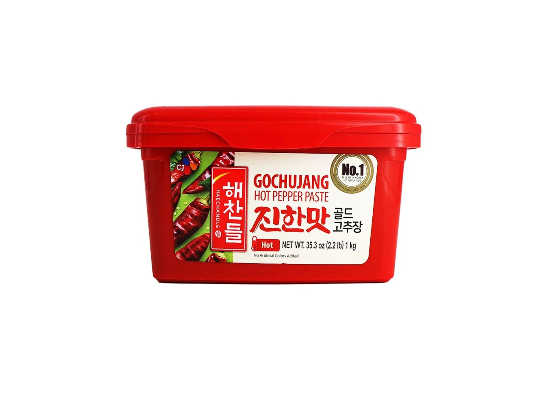CJ Gochujang Hot Pepper Paste Hot 2.2lb 해찬들 진한맛 고추장 1Kg