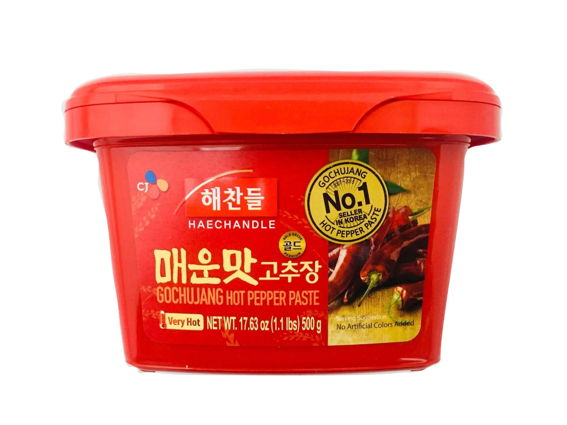 Cj  Gochujang Hot Pepper Paste Very Hot 500g
