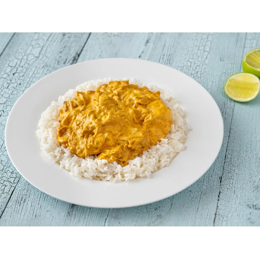 CJ Hetbahn Cupbahn Cooked White Rice with Creamy Yellow Curry Sauce 9.88oz, CJ 햇반 컵반 옐로우 크림 커리 덮밥 280g - Image 2