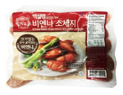 [Local Only] CJ VIENNA SMOKED ASUSAGE 12oz , 백설 비엔나소세지 340g