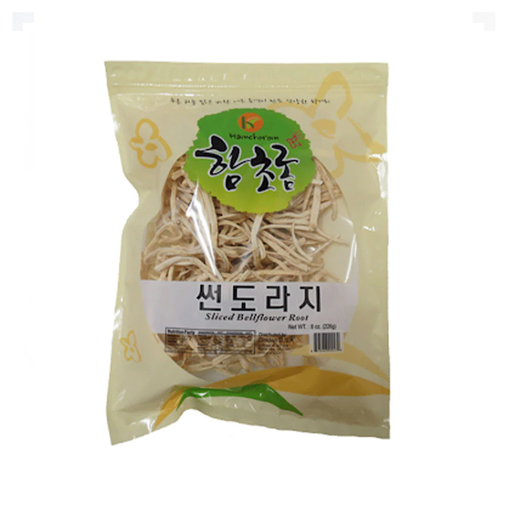 Hamchorom Sliced Bellflower Root 8oz/ 함초롬 썬 도라지 226.79g