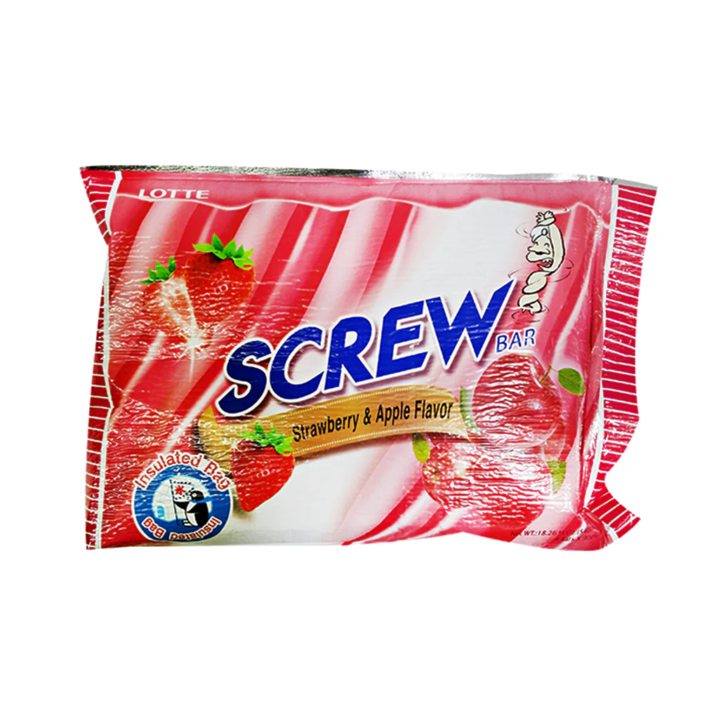 [Pick Only] Lotte Screw Bar Ice Cream Multi 6 Ct , 롯데 스크류바 멀티 90ml x 6ea