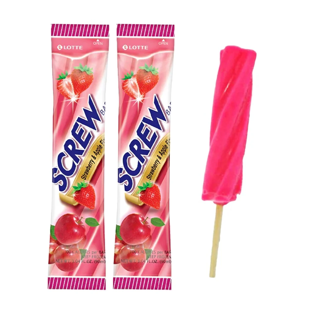 [Pick Only] Lotte Screw Bar Ice Cream Multi 6 Ct , 롯데 스크류바 멀티 90ml x 6ea - Image 2