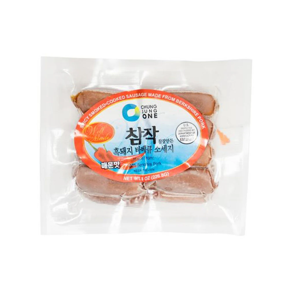 [Local Only] Chungjungone 100% Berkshire Pork Sausage 8oz 청정원 참작소세지 226.79g