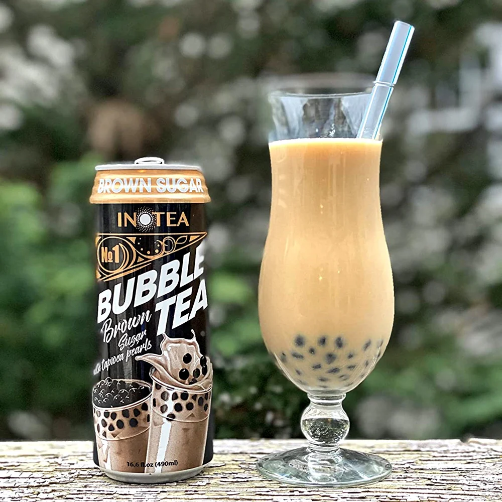 Inotea Bubble Tea Brown Sugar 16.6fl.oz, 버블티 브라운슈가 490ml - Image 3