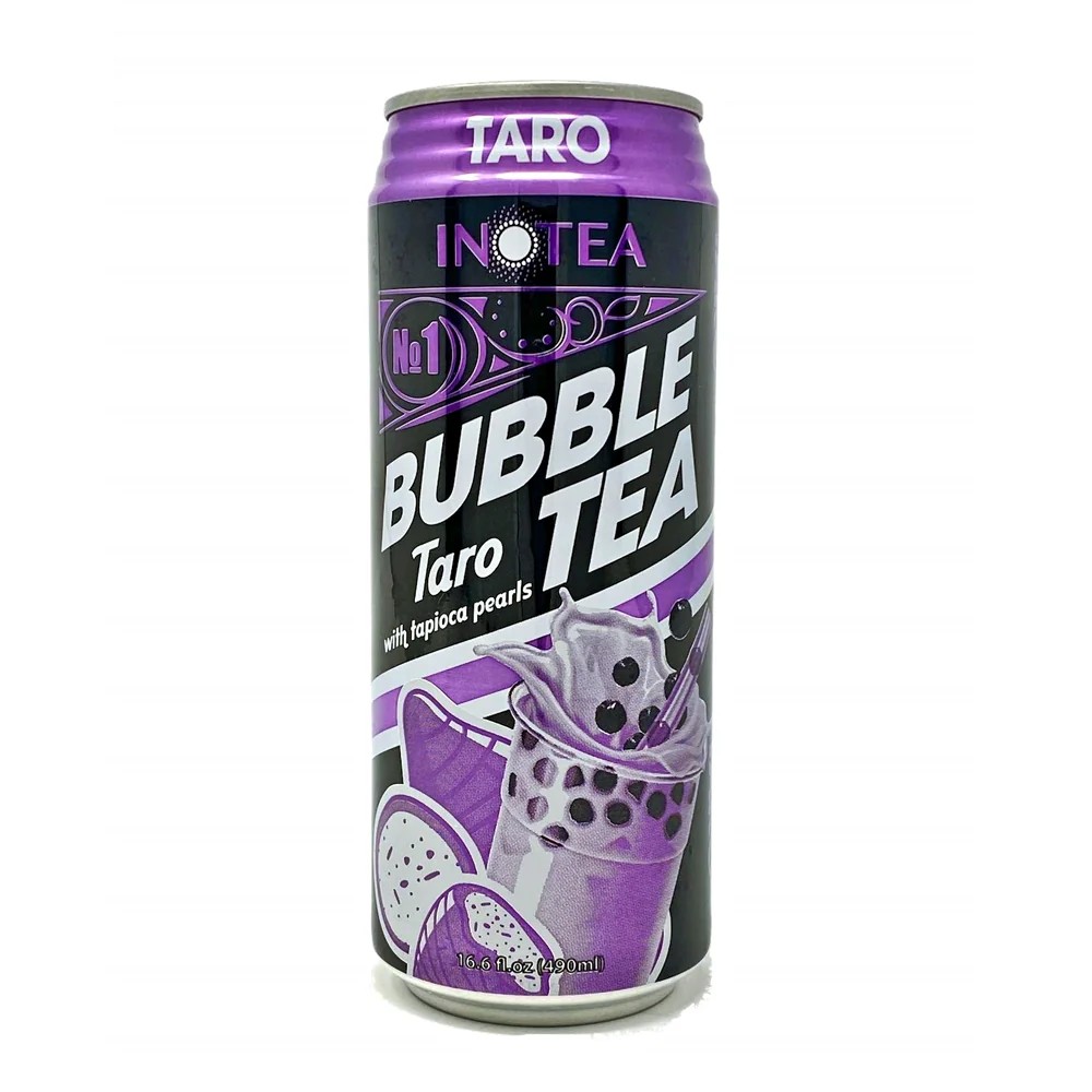 Inotea Bubble Tea Taro 16.6fl.oz, 버블티 타로 490ml - Image 3