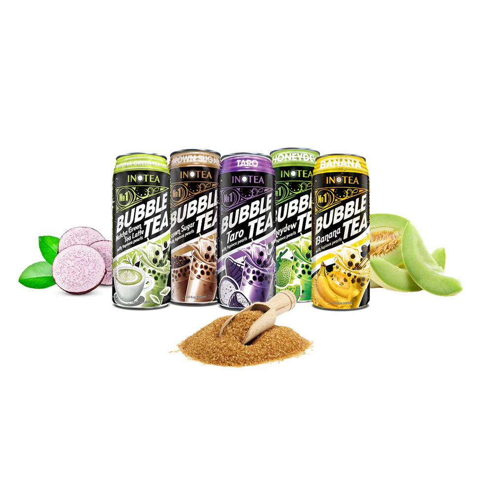 Inotea Bubble Tea Taro 16.6fl.oz, 버블티 타로 490ml - Image 4