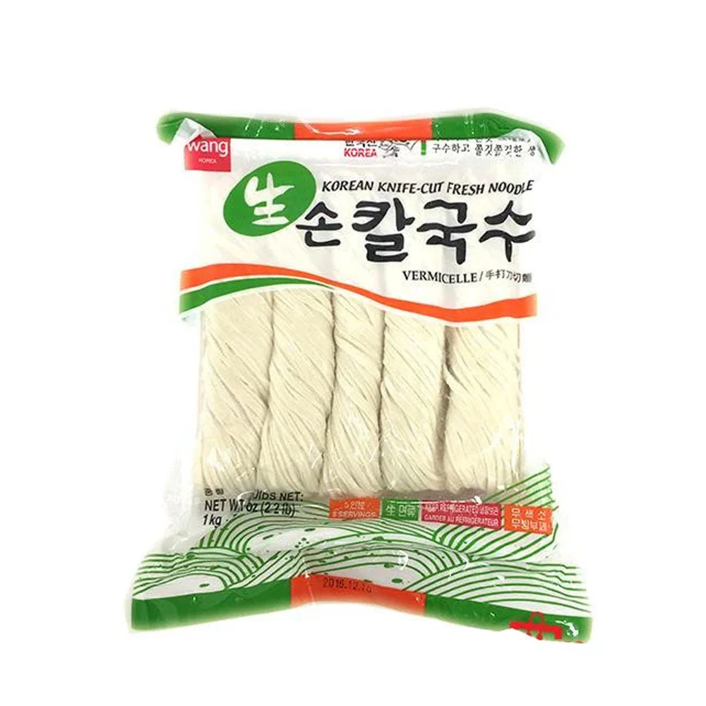 [Mega Fresh ]  Wang Korean Knife-Cut Fresh Noodle 2.2lb 왕 손칼국수 1kg