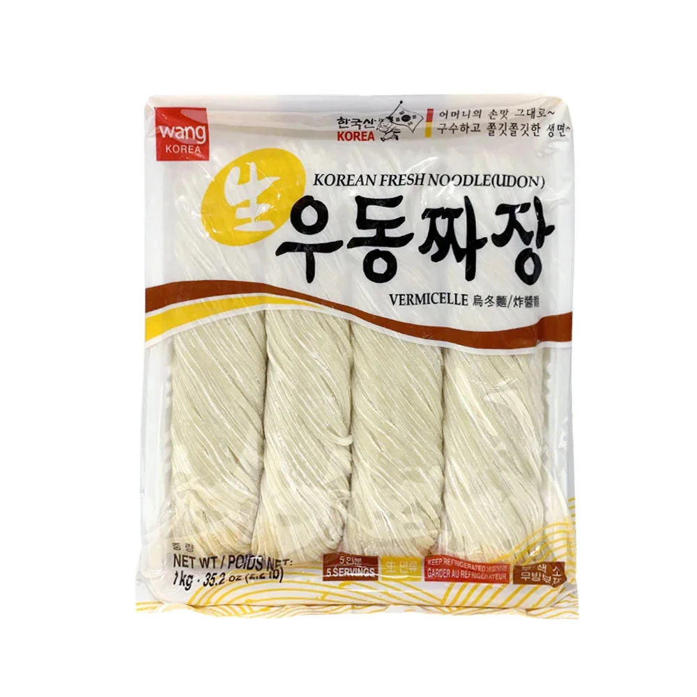 [Mega Fresh ] Wang Korean Fresh Noodle ( Udon) 2.2lb 왕 우동 짜장 1kg