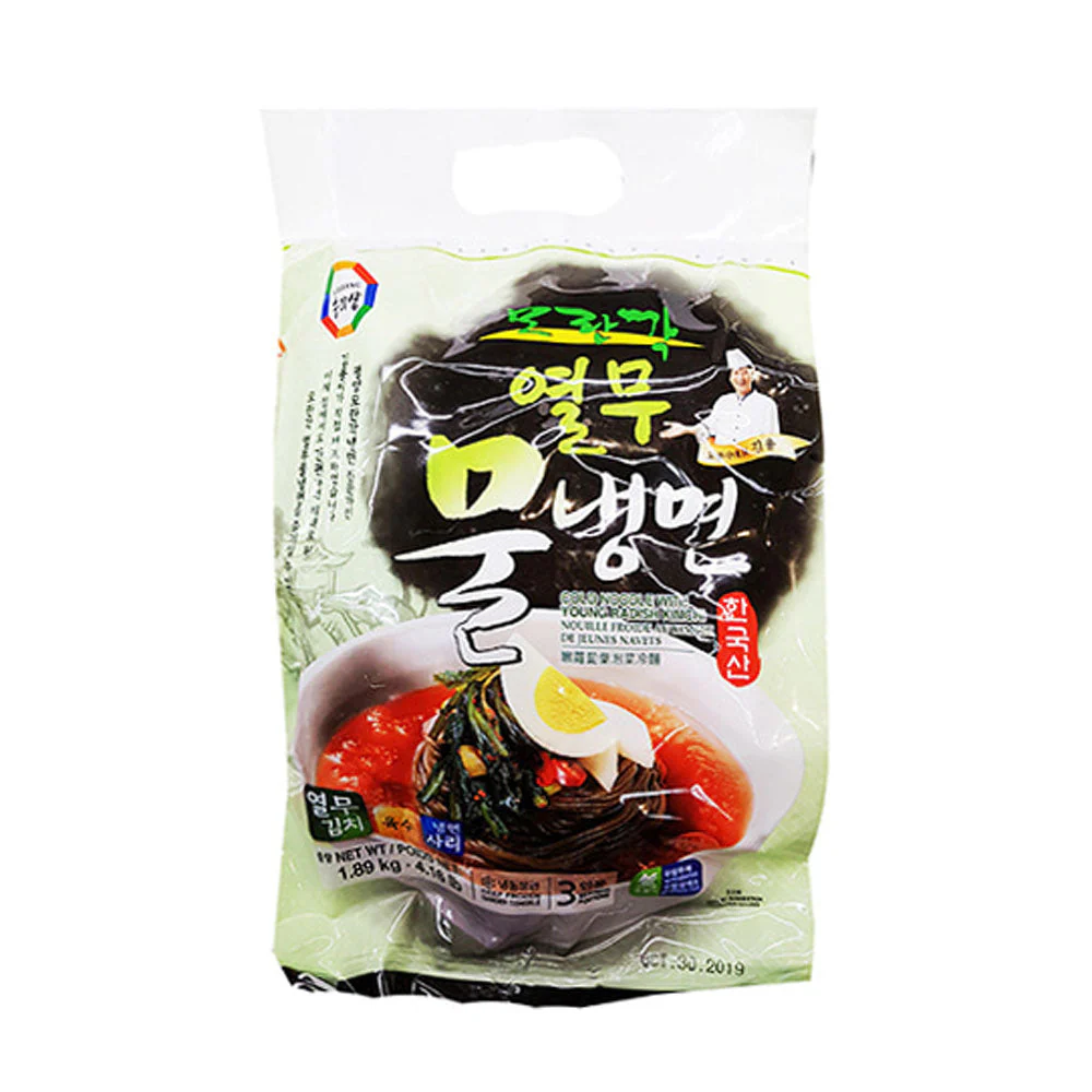 [Mega Fresh] Surasang Cold Water Noodle With Young Radish Kimchi 4.16lb 수라상 열무 물냉면 1.89kg