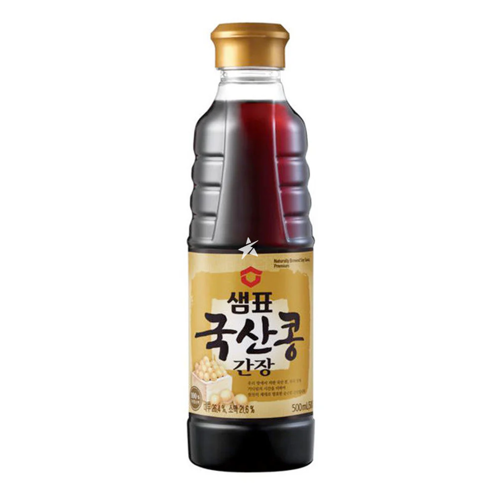Sempio Naturally Brewed Soy Sauce, Korean Soybean 500ml 샘표 국산콩간장 500ml