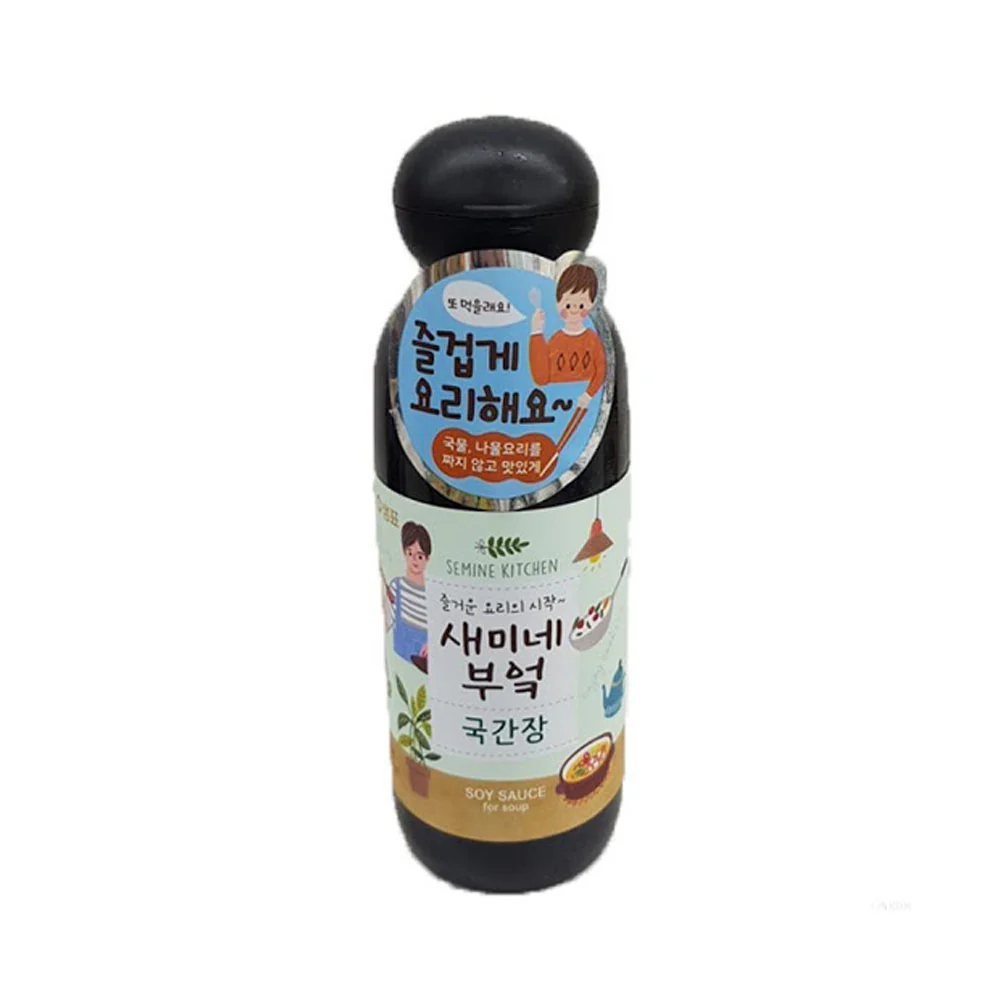 Sempio Semine Kitchen Soy Sauce For Soup 450ml 샘표 새미네 부엌 국간장 450ml