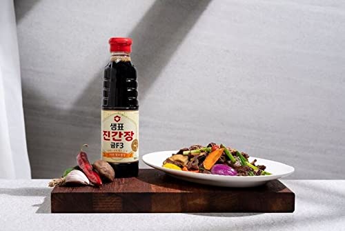 Sempio Soy Sauce Jin Gold F3 Rich & Savory 60.87oz, 샘표 진간장 금F3 1.8L - Image 2