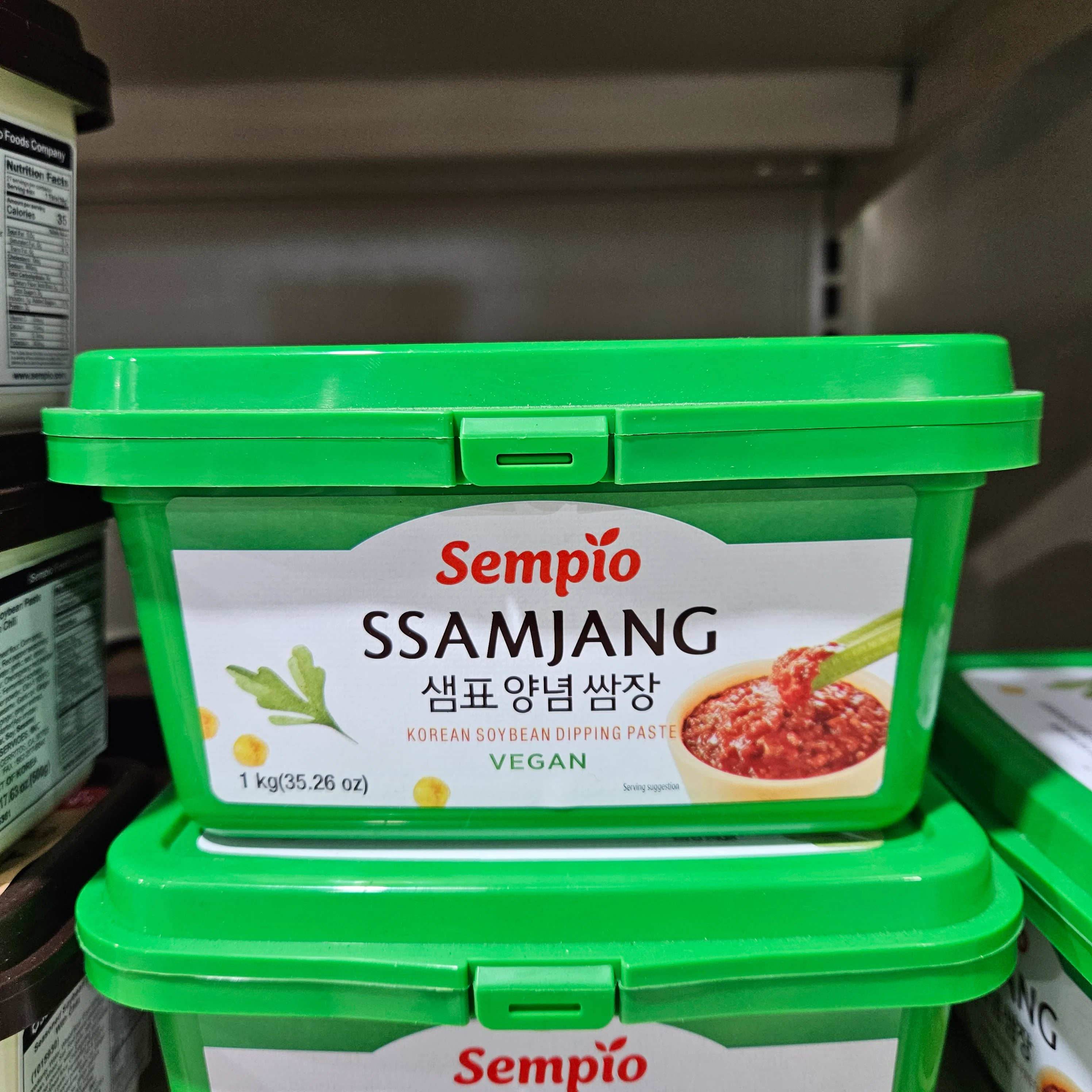 SP SEASONED SOYBEAN PASTE 1kg , 샘표 양념이 맛있는 쌈장 1kg