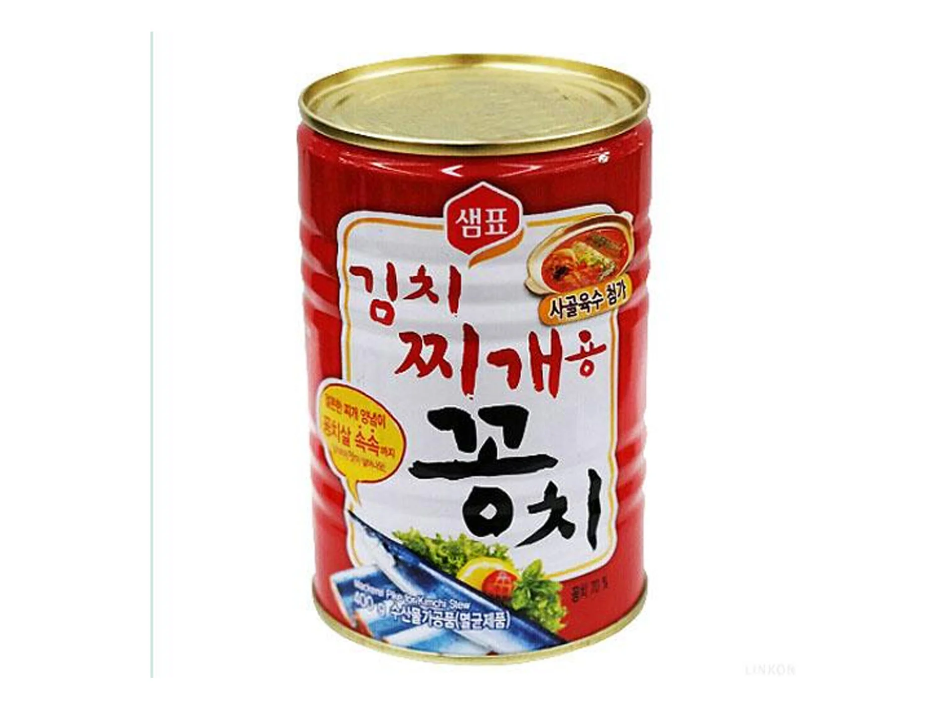 Sempio Canned Mackerel Pike For Kimchi Stew 14.11oz 샘표 김치찌개용 꽁치 400g