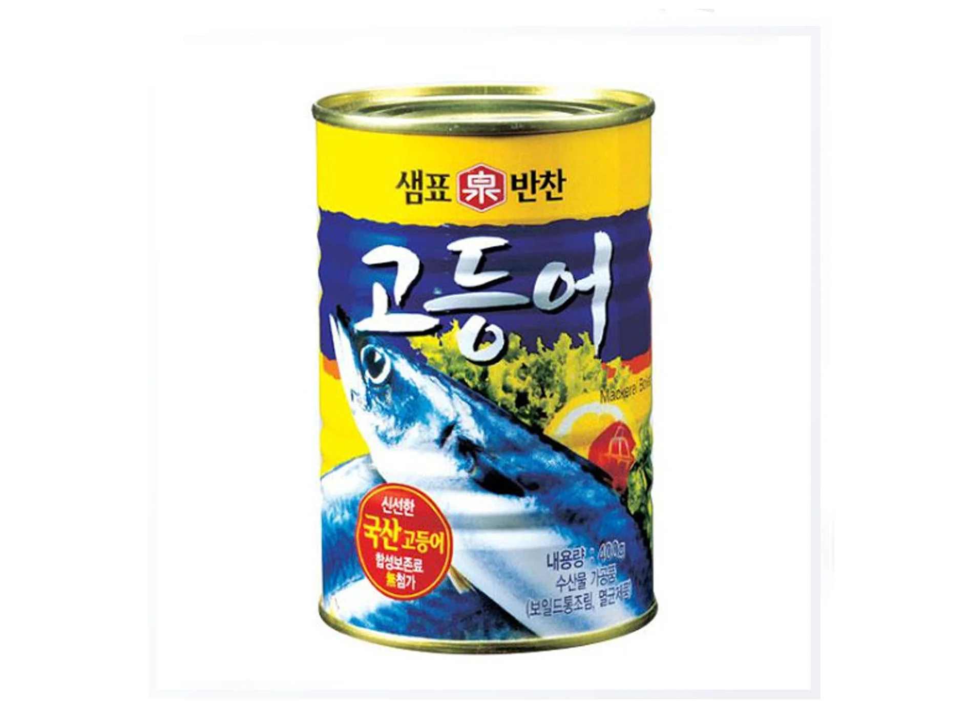 Sempio Canned Mackerel Boiled 14.11oz 샘표 고등어 400g