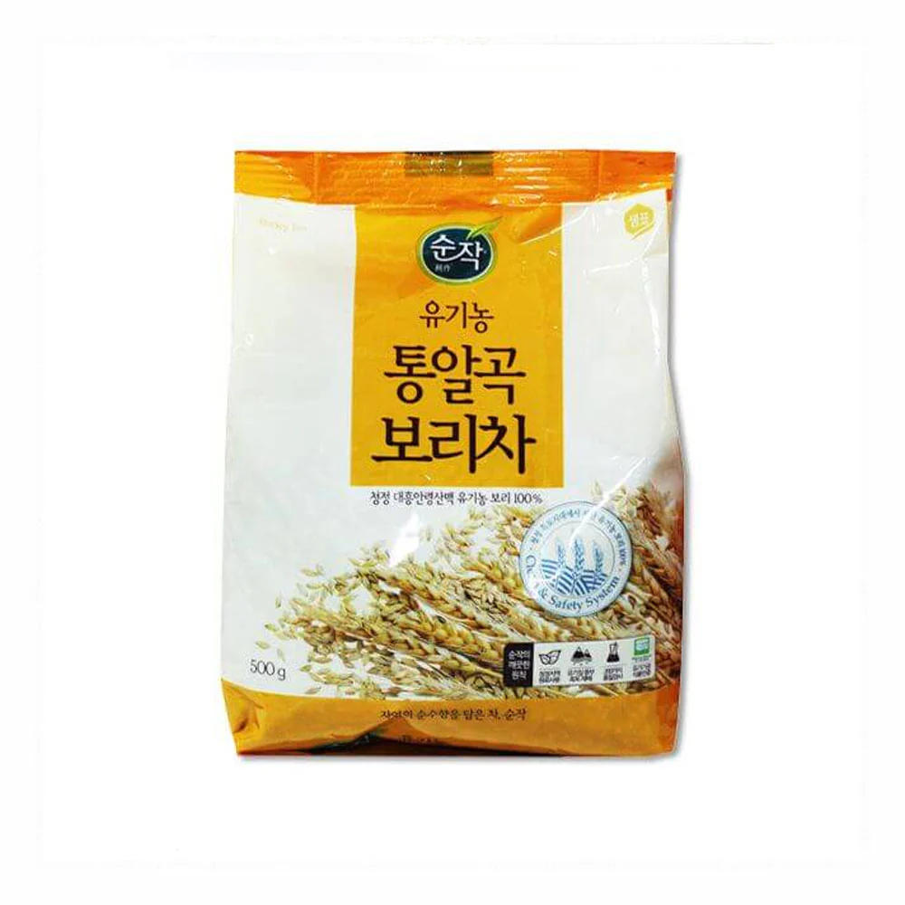 Sempio Barley Tea, Roasted Grains 17.64oz 샘표 통알곡 보리차 500g