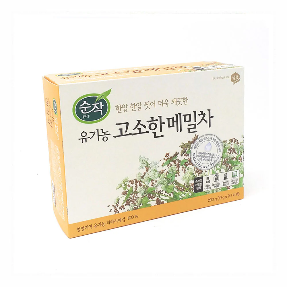 Sempio Buckwheat Tea 0.35oz X 20 샘표 고소한 메밀차 10g X 20