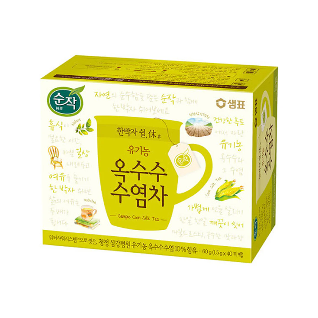 Sempio Corn Silk Tea 0.05oz X 40 샘표 옥수수수염차 1.5g X 40