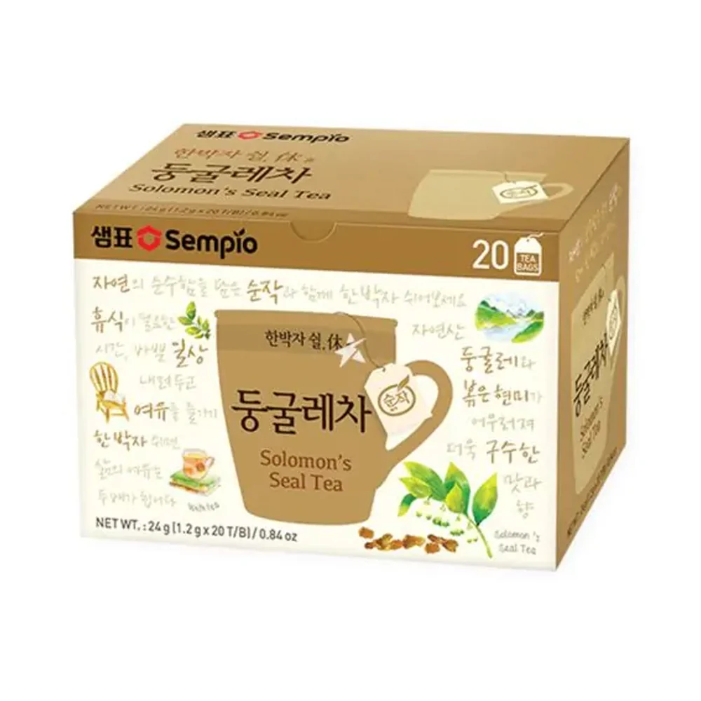 Sempio Solomon's Seal Tea 0.04oz X 20 샘표 둥글레차 1.2g X 20