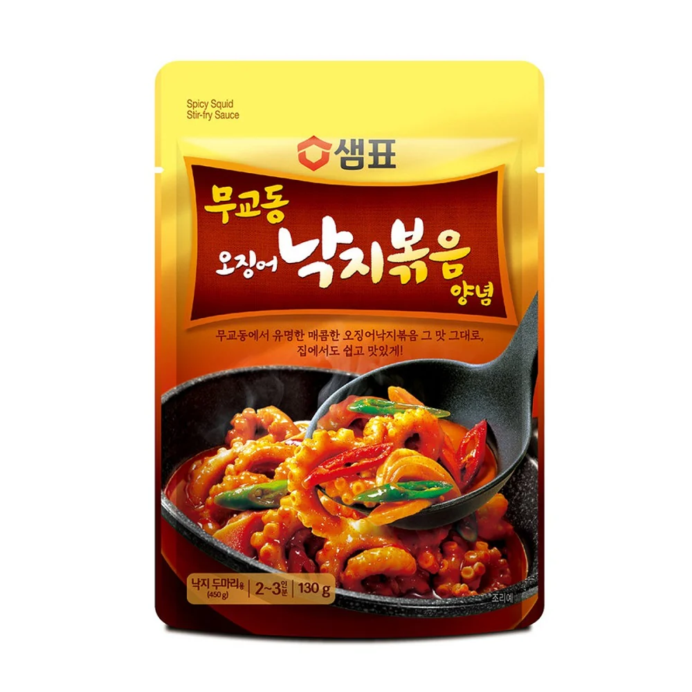 SEMPIO SPICY SQUID STIR FRY SAUCE 130g 샘표 낙지볶음양념 130g