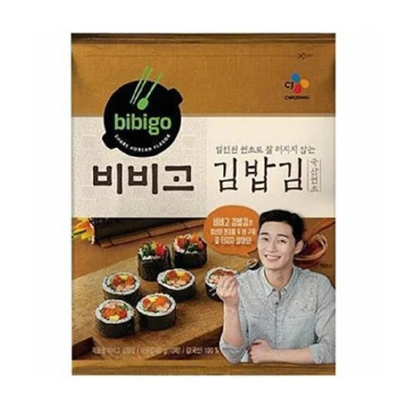 CJ BIBIGO ROASTED LAVER GIMBAP 20g , CJ 비비고 김밥김 20g