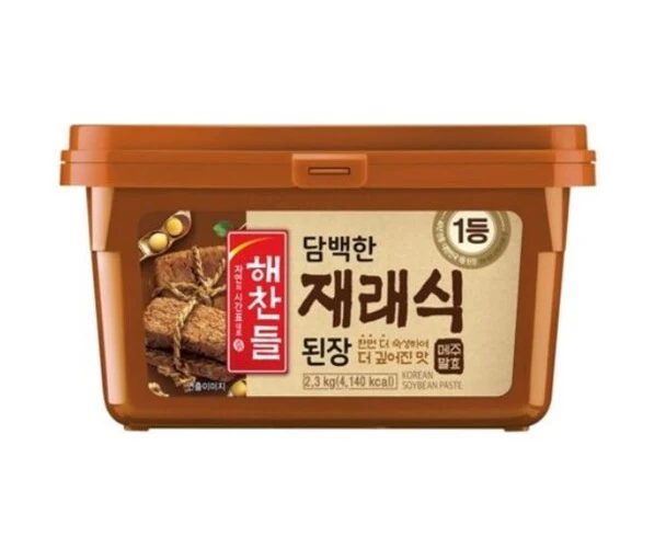 HCD Soy bean paste 2.3kg , 해찬들 담백한 재래식된장 2.3kg