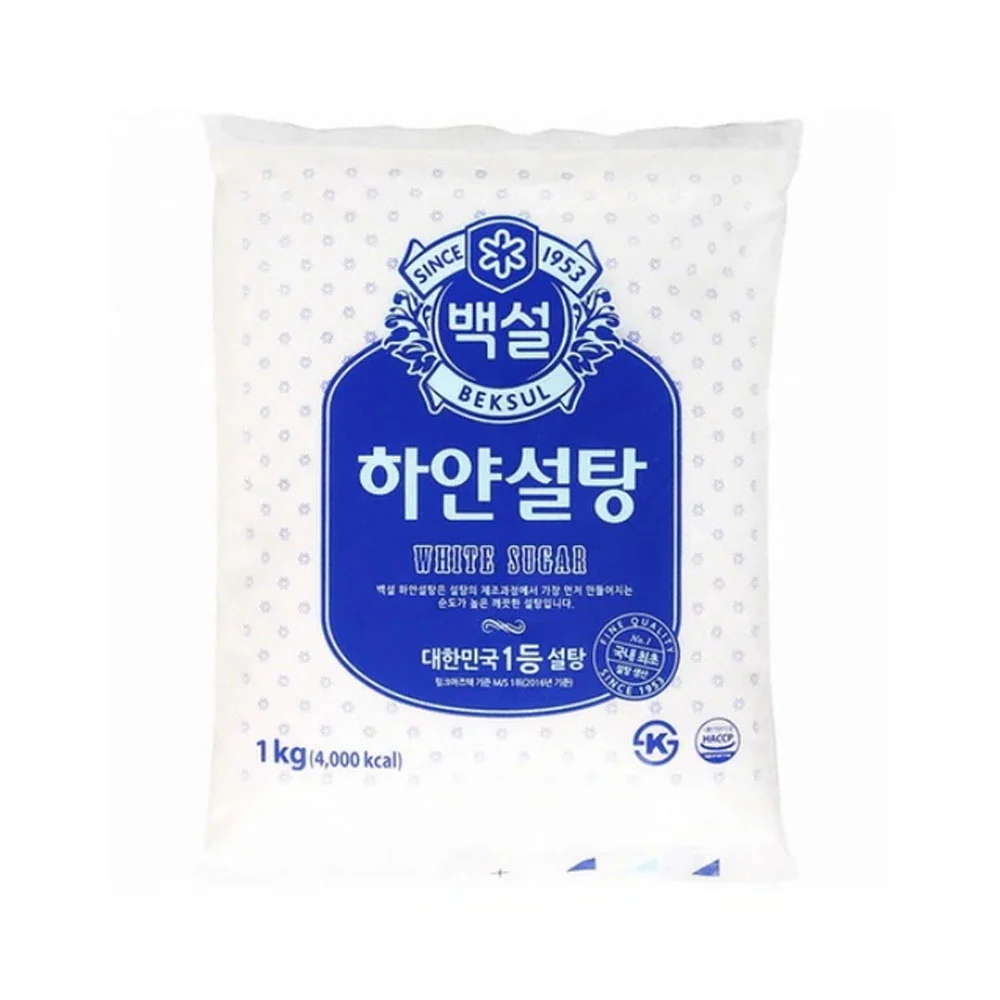 CJ BEKSUL White Sugar 2.2lb 백설 하얀설탕 1kg