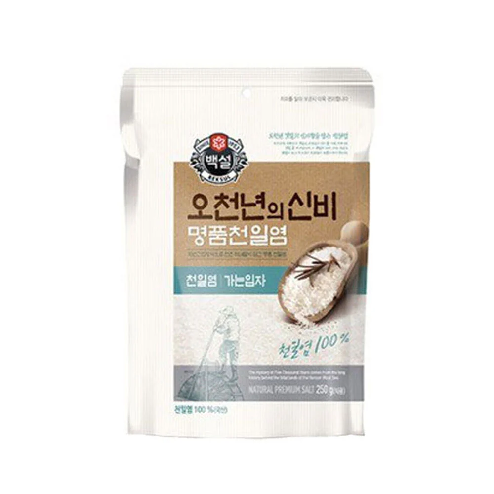 CJ Sea Salt Fine 8.82oz 백설천일염 가는입자 250g