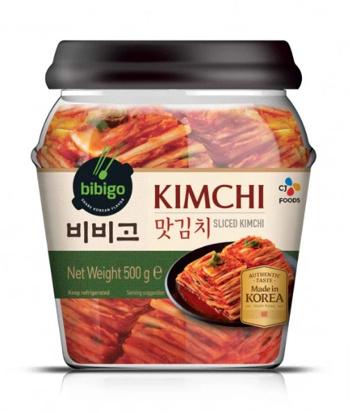 [Mega Fresh] CJ BIBIGO KIMCHI SLICED 500g, CJ 비비고 맛김치 단지 , 500g