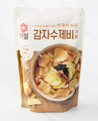 BEKSUL Potato Starch Mix For Dough Flake 1.1Lb 백설 감자 수제비가루 500g