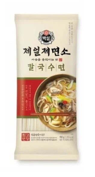 BEKSUL Cheiljemyunso Korean Chopped Noodle 900g 백설 제일제면소 칼국수면 900 g