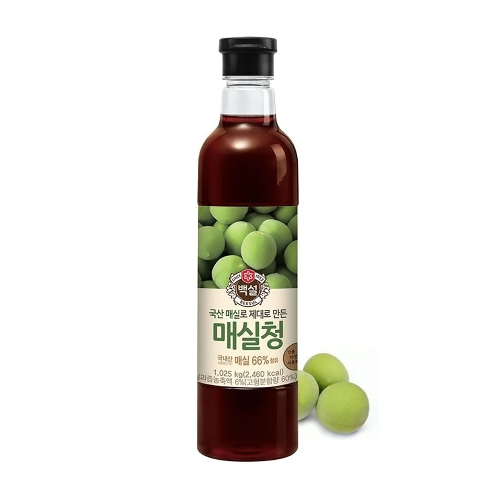 CJ Beksul Korean All Purpose Plum Extract Syrup 36.18oz, CJ 백설 매실청 1.025kg - Image 2