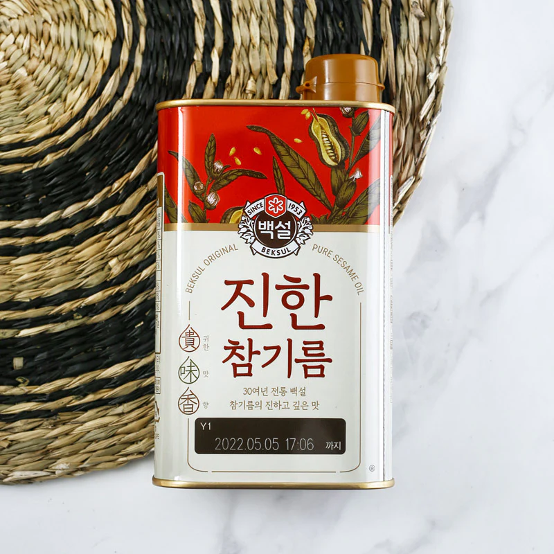 BEKSUL OIL SESAME OIL 500ml , 백설 진한 참기름 500ml