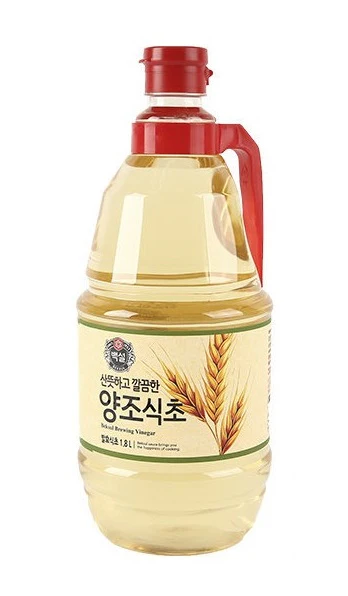 CJ BAKSUL VINEGAR   BREWED 1.8L, CJ 백설 양조식초 1.8 L