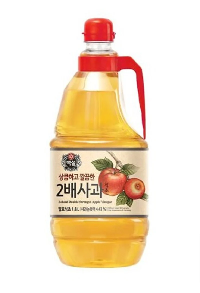 BEKSUL APPLE 2x STRENGTH VINEGAR 1.8L , 백설 두배사과식초 1.8L