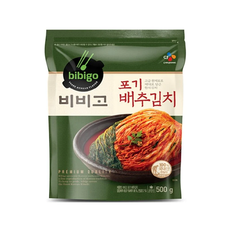 [Mega Fresh] BIBIGO WHOLE CABBAGE KIMCHI 500g, 비비고 포기김치 500g