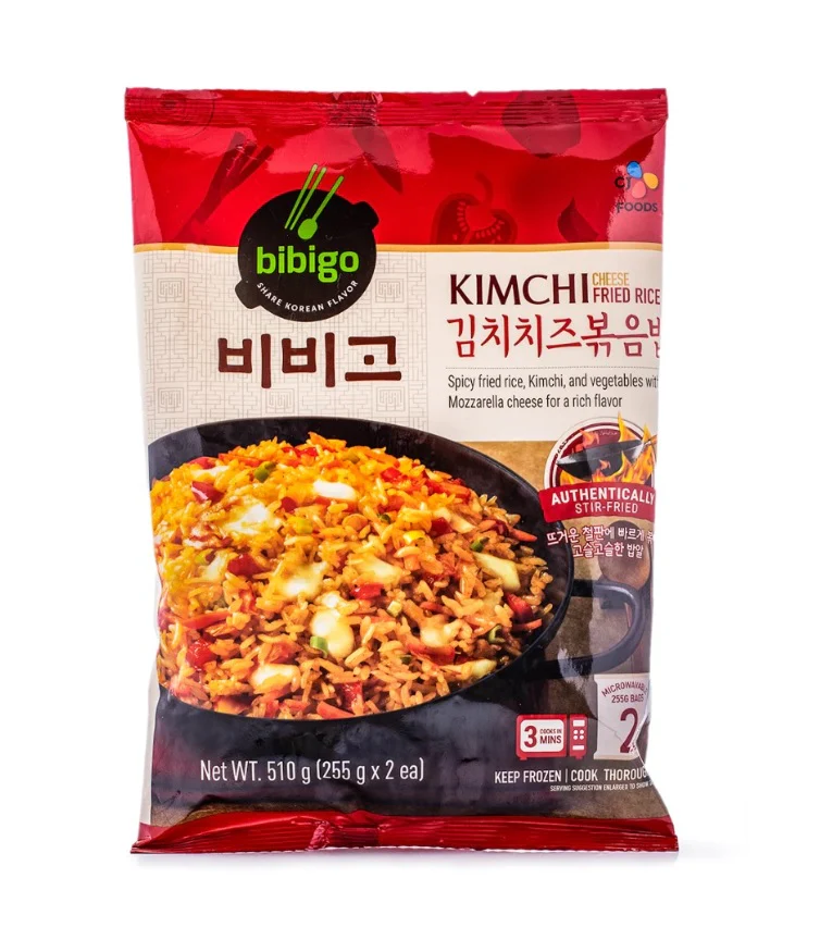 [Local Only ] CJ BIBIGO KIMCHI FRIED RICE 255g x 2ea, CJ 비비고 김치치즈볶음밥 510g