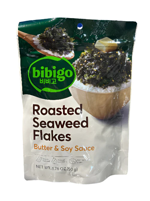BIBIGO SEAWEED FLAKES SOY BUTTER 50g, 비비고 버터간장 김자반 50g