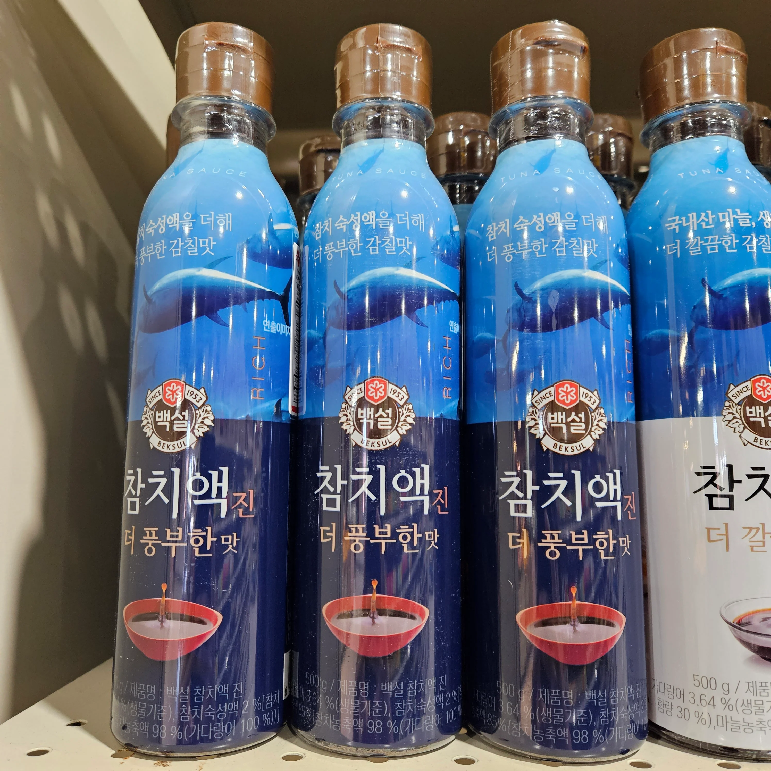 BEKSUL TUNA FISH SAUCE RICH 500g , 백설 참치액 진 더 깔끔한맛 500g