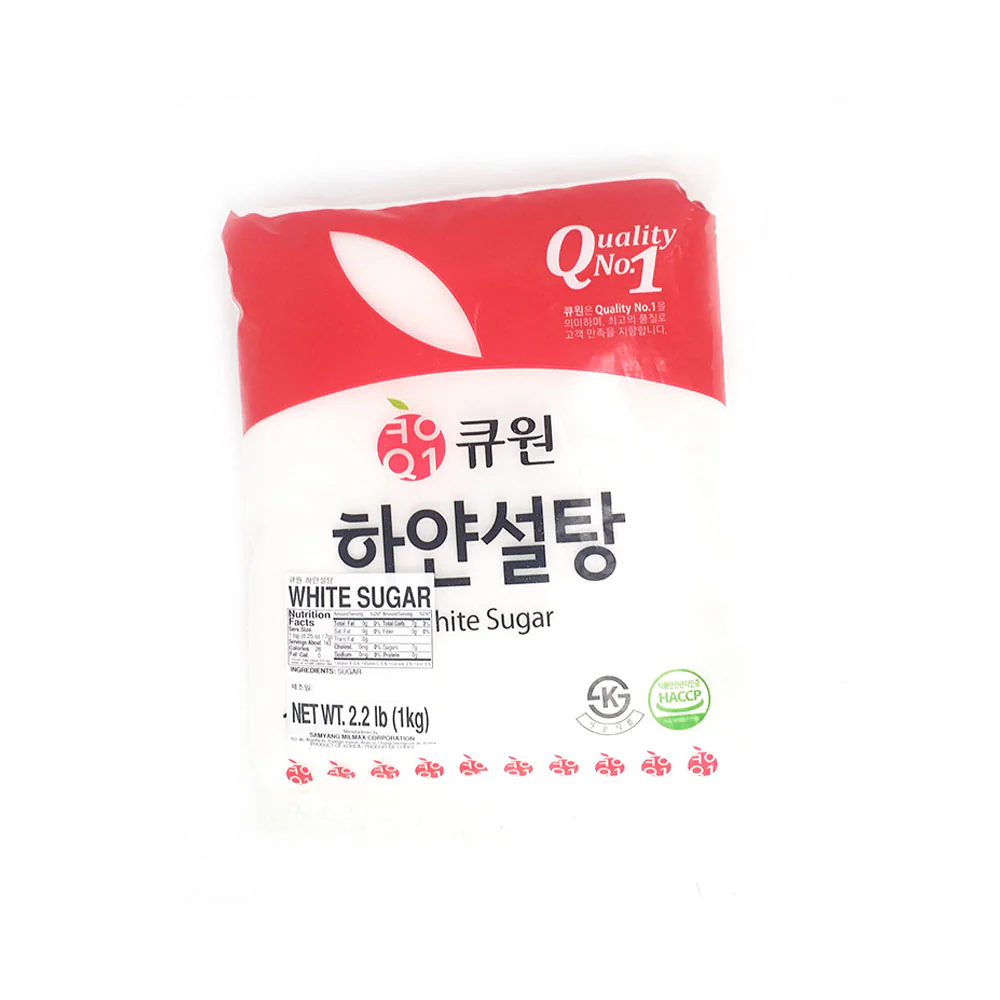Q1 White Sugar 2.2lb 큐원 하얀설탕 1kg
