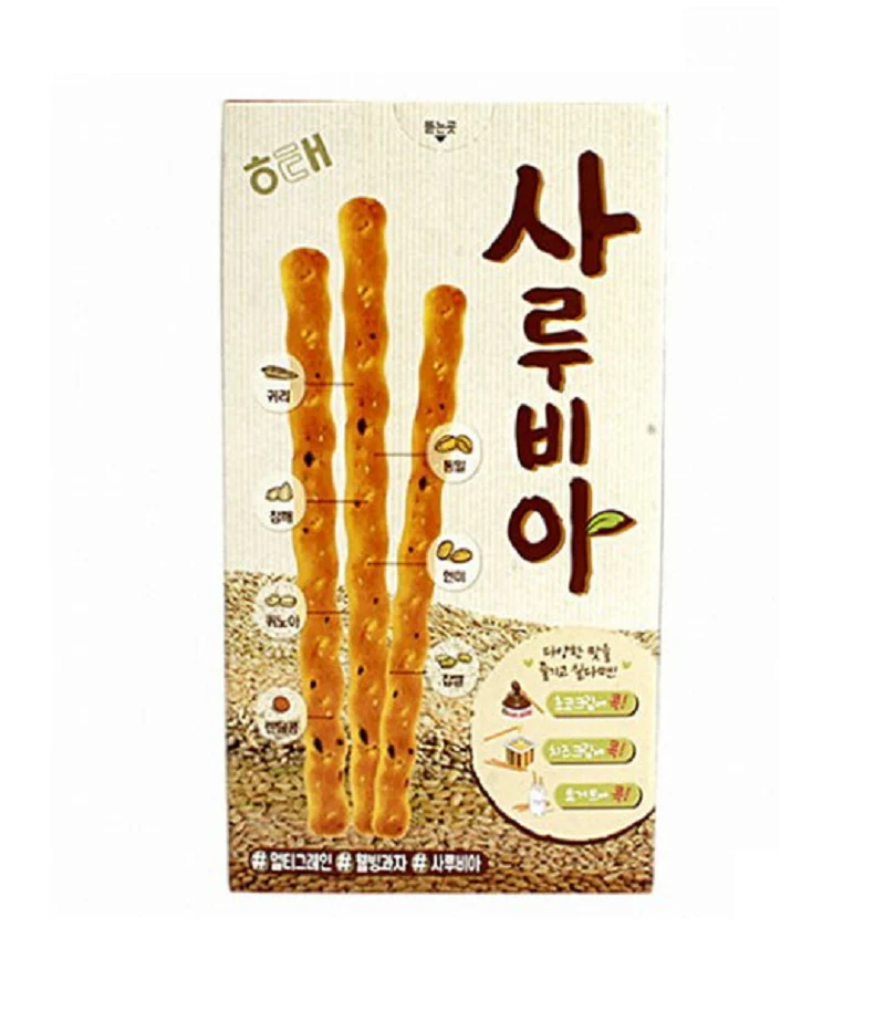 HAITAI Sarubia Sesame Stick cracker 2.11oz , 해태 사루비아 60g