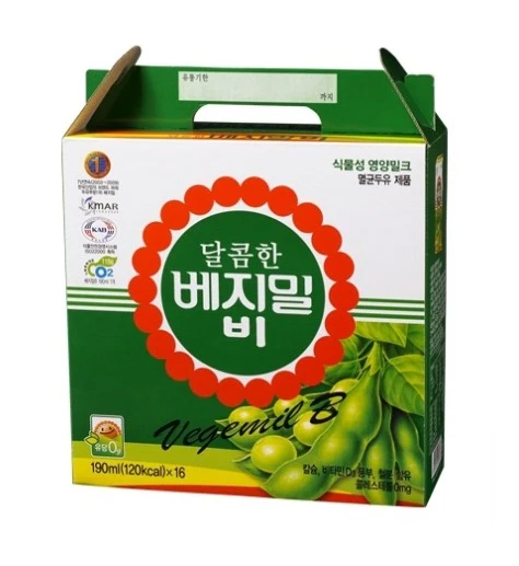 J SWEET VEGEMIL B 190ml x 16pk, 정식품 달콤한 베지밀 B 190ml x 16팩