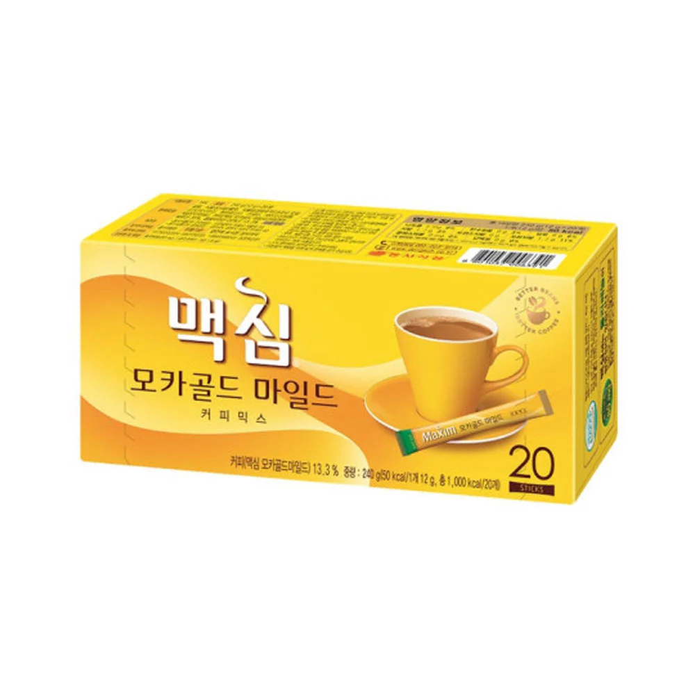 Maxim Mocha Gold Mild Coffee Mix 0.42oz X 20 맥심 모카골드 마일드 12gX20